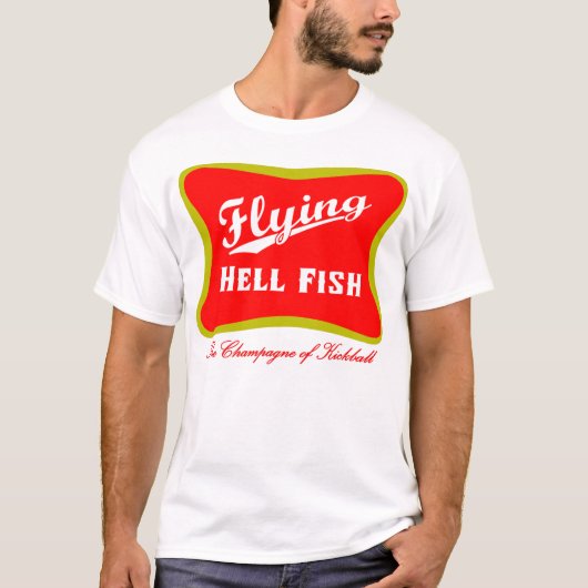 Hellfish飛行シャンペンのワイシャツ Tシャツ (正面)