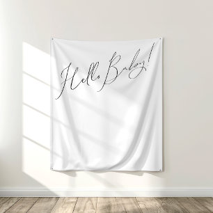 Helloお洒落男女兼用ベビー背景 タペストリー