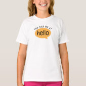 helloだけでいい tシャツ (正面)
