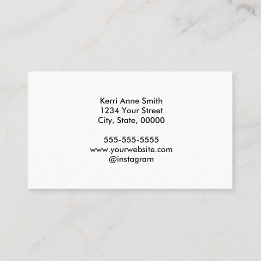 Helloを多くの言語でパーソナライズカラフル 名刺 (裏面)