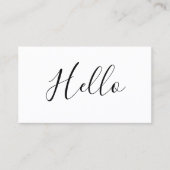 HELLOソーシャルメディアアイコンネットワーク名刺 名刺 (正面)