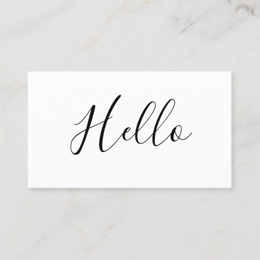 HELLOソーシャルメディアアイコンネットワーク名刺 名刺 (正面)