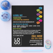 Helloデザイン、トランスレータ&インタープリタ チラシ (シングル)