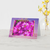 Helloフローラ金ゴールドグリーティングカード カード (黄色い花)