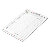 Helloプランナー: Daily Time Trackerページ ノートパッド (アングル)