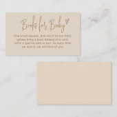 Helloベビーミニマ男女兼用リストのブックリクエスト エンクロージャーカード (正面/裏面)