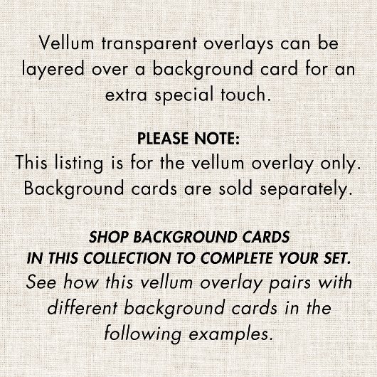 Helloベビー名Stats誕生発表Vellum ベラム紙招待状