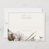 HELLOベビー |秋の植物性ベビーシャワー サンキューカード (正面)