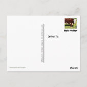 Helloポストカード ポストカード (裏面)