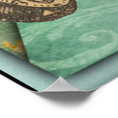 Helloリタイアおもしろいパーソナライズされた ポスター (角)