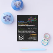 Helloロゴ、トランスレータ&インタープリタ チラシ (シングル)