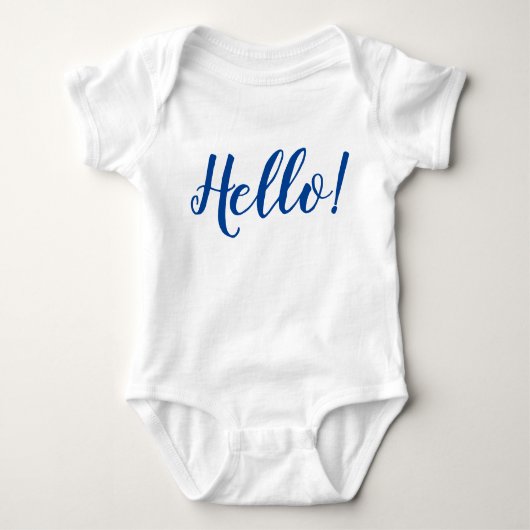 HELLOワンピース ベビーボディスーツ (正面)