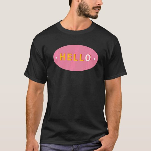 HELLOヴィンテージ Tシャツ (正面)