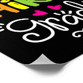 Hello三年生おもしろい三年生新学期Gi ポスター (角)