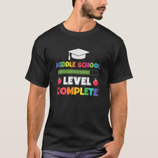 Hello中学校レベル完了新学期 Tシャツ (正面)