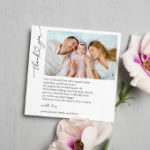 Hello写真生まれたばかりのハートサンキュー誕生 案内状