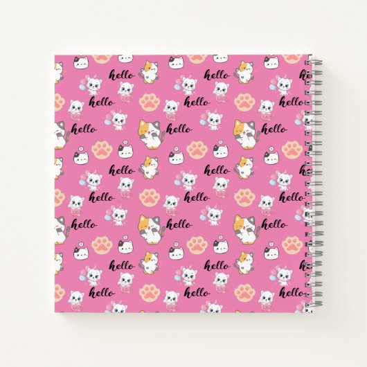 hello子猫 ノートブック (裏面)