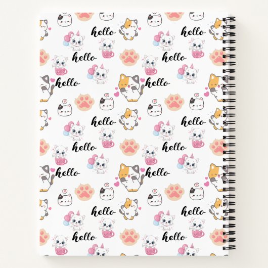 hello子猫 ノートブック (裏面)