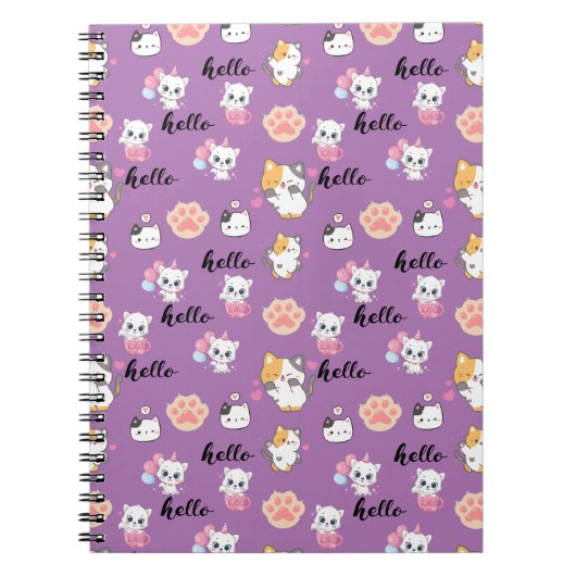 hello子猫 ノートブック (正面)