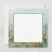 Hello春の花グリーティングカード (裏面)