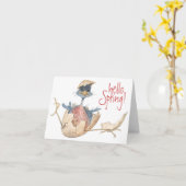 Hello春 – カード (黄色い花)