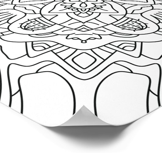 Hello春: Plant Coloringページ ポスター (角)