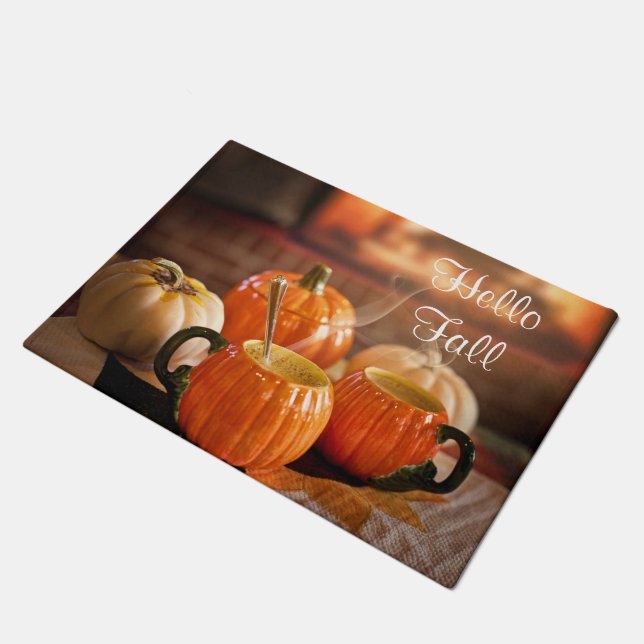 hello秋形式 ドアマット (アングル)