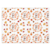 Hello秋紅葉シームレスパターン テーブルクロス (正面(横))