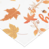 Hello秋紅葉シームレスパターン テーブルクロス (アングル)