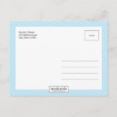 HELLO誕生モダン発表 案内ポストカード (裏面)