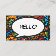 HELLO音声バブルおもしろいレトロ漫画ブック