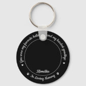 Hello お気に入りの Sistly Good Good Photo Pet Memorial キーホルダー (正面)