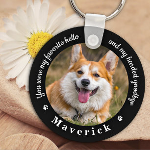 Hello お気に入りの Sistly Good Good Photo Pet Memorial キーホルダー