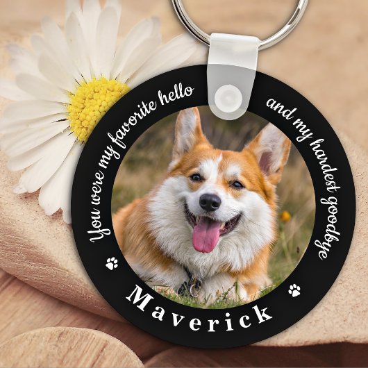 Hello お気に入りの Sistly Good Good Photo Pet Memorial キーホルダー
