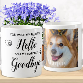 Hello お気に入りの Sistly Good Good Photo Pet Memorial コーヒーマグカップ