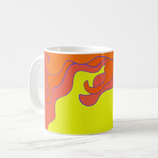 Hello コーヒーマグカップ (正面左)