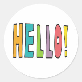 Hello! ラウンドシール