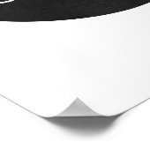 Hello – 白黒 ポスター (角)