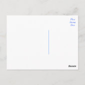 Hello 縁ど Collieパピー犬グリーティングポストカード ポストカード (裏面)