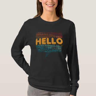 Hello 違う World Languageの学開始 Tシャツ