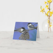 Hello《鳥》アメリカゴガラ カード (黄色い花)