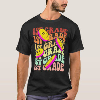 Hello 1年生先生新学期レトロ tシャツ