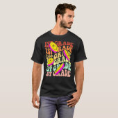 Hello 1年生先生新学期レトロ tシャツ (正面フル)