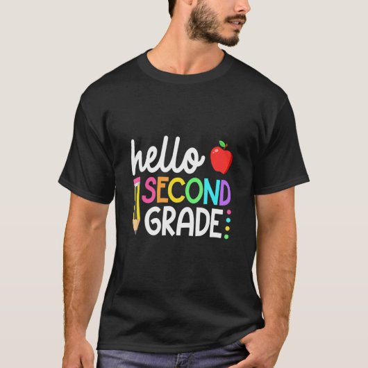 Hello 2年生チーム2年生新学期T Tシャツ (正面)