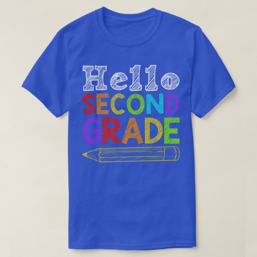 Hello 2年生チーム2年生新学期T Tシャツ (デザイン正面)