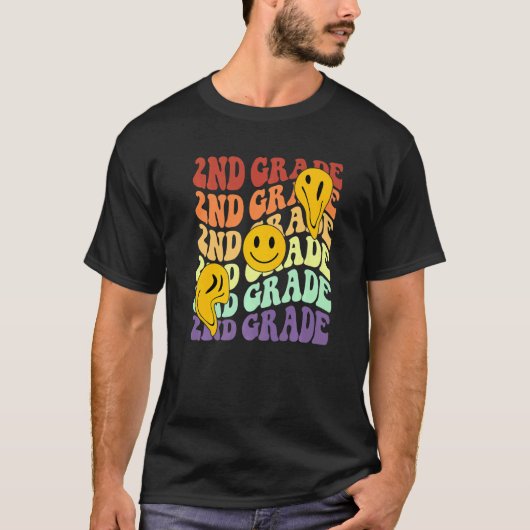 hello 2年生2年生先生新学期Retr Tシャツ (正面)
