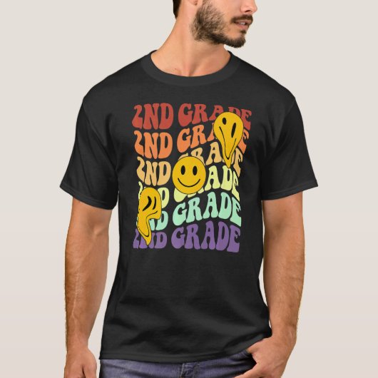 hello 2年生2年生先生新学期Retr Tシャツ (正面)