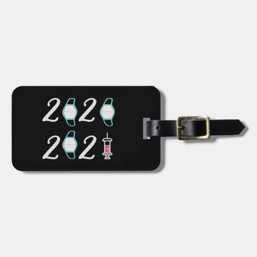Hello 2021 Good 2020 – やっと終わった ラゲッジタグ (正面横)