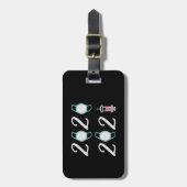 Hello 2021 Good 2020 – やっと終わった ラゲッジタグ (正面縦)