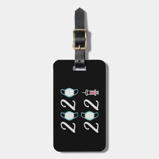 Hello 2021 Good 2020 – やっと終わった ラゲッジタグ (正面縦)